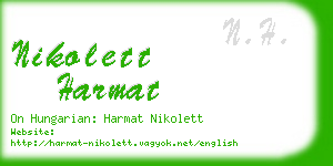 nikolett harmat business card